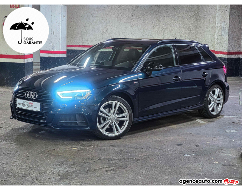 Acquisto Auto Usate, Auto Usate Economiche | Agenzia Automobiliare Audi A3 Sportback 1.5 TFSi 150 S-Line S-Tronic 7 Bleu Anno 2019 Automatique Essence