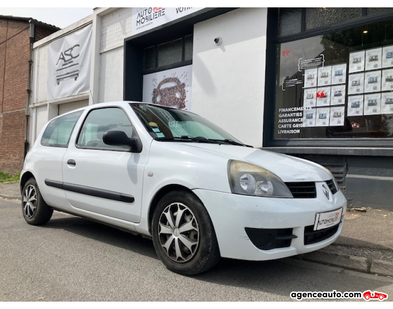 Achat voiture occasion, Auto occasion pas cher | Agence Auto Renault Clio II Société Phase 2 1.5 dCi 68 cv Blanc Année 2007 Manuelle Diesel