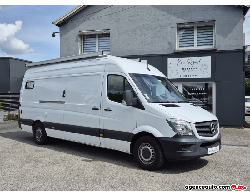 Achat voiture occasion, Auto occasion pas cher | Agence Auto Mercedes Sprinter 314 CDI L3H2 143 CH 3T5 AMÉNAGÉ EMPATTEMENT LONG Blanc Année 2018 Manuelle Diesel