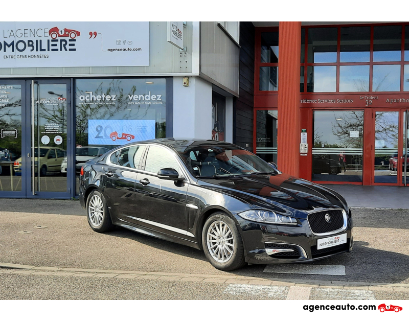 Gebrauchtwagenkauf, Günstige Gebrauchtwagen | Automobilienagentur Jaguar XF (2) 3.0 V6 D LUXURY 241CH Noir Jahr 2012 Automatique Diesel