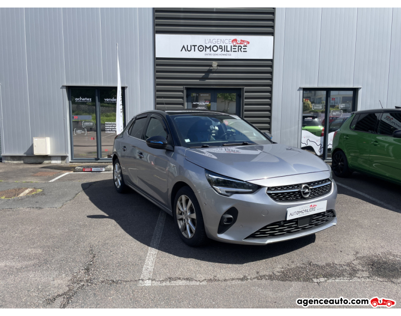 Aankoop Gebruikte Auto, Goedkope Gebruikte Auto | Agence Auto Opel Corsa VI 1.2 TURBO 100 EDITION BUSINESS AUTO 5P Gris Jaar 2021 Automatique Essence