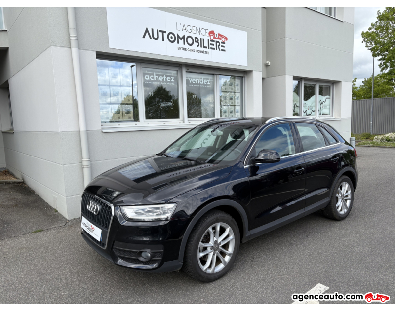 Aankoop Gebruikte Auto, Goedkope Gebruikte Auto | Agence Auto Audi Q3 2.0 TDI 140 cv Attraction Noir Jaar 2012 Manuelle Diesel