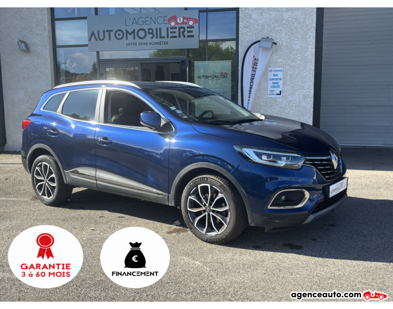 Achat voiture occasion, Auto occasion pas cher | Agence Auto Renault Kadjar 1.3 TCE  140 INTENS AUTOMATIQUE Bleu Année 2019 Automatique Essence