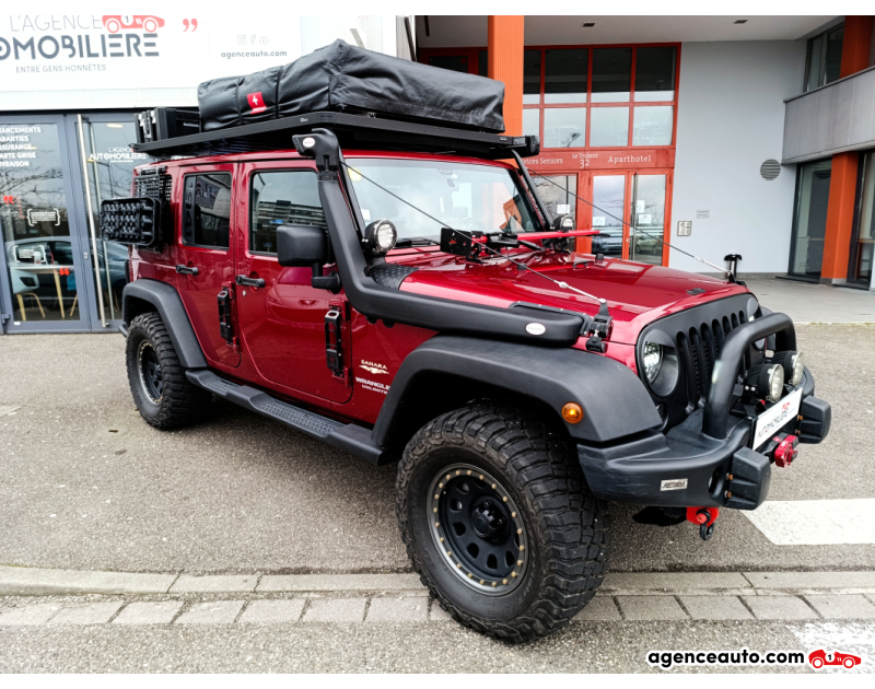 Compra de Coches Usados, Coches Usados Baratos %'|'% Agence Auto Jeep Wrangler Unlimited UNLIMITED 2.8l CRD 16V 4WD 200 cv BVA SAHARA Bordeaux Año 2011 Automatique Diesel