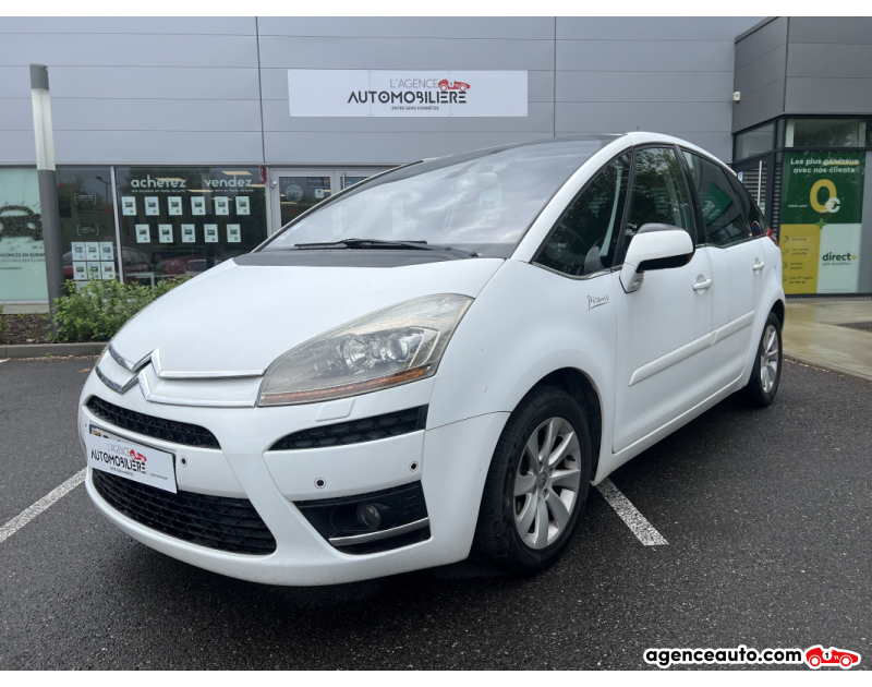 Achat voiture occasion, Auto occasion pas cher | Agence Auto Citroen C4 Picasso 1.6 HDI 110ch exclusive Blanc Année 2009 Automatique Diesel