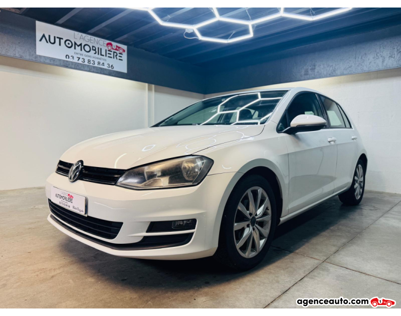 Compra de Coches Usados, Coches Usados Baratos %'|'% Agence Auto Volkswagen Golf VII  1.6 TDI 16V Blue Motion Blanc Año 2015 Manuelle Diesel