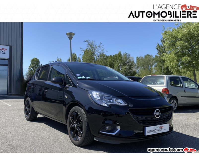 Gebrauchtwagenkauf, Günstige Gebrauchtwagen | Automobilienagentur Opel Corsa 1.4 TURBO 100CH BLACK EDITION Noir Jahr 2017 Manuelle Essence
