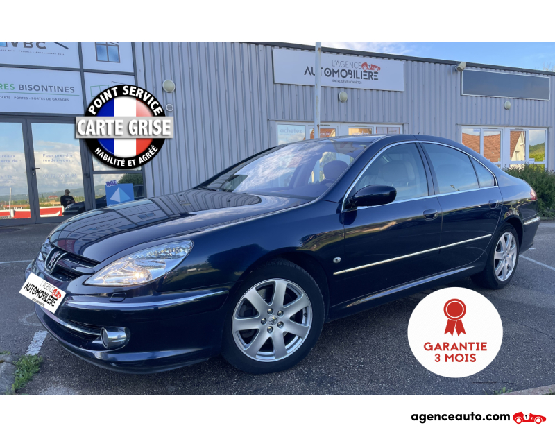Achat voiture occasion, Auto occasion pas cher | Agence Auto Peugeot 607 Phase 2 2.0 HDi 16V FAP 136cv Bleu Année 2006 Manuelle Diesel
