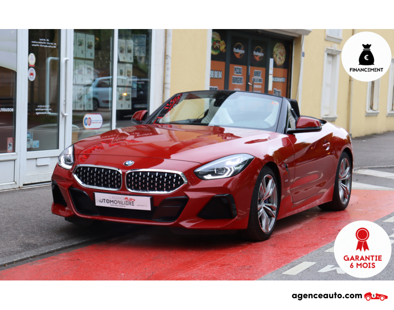 Achat voiture occasion, Auto occasion pas cher | Agence Auto Bmw Z4 Roadster 20i 197 M Sport sDrive BVA (1ère main, Suivi BMW) Rouge Année 2021 Automatique Essence