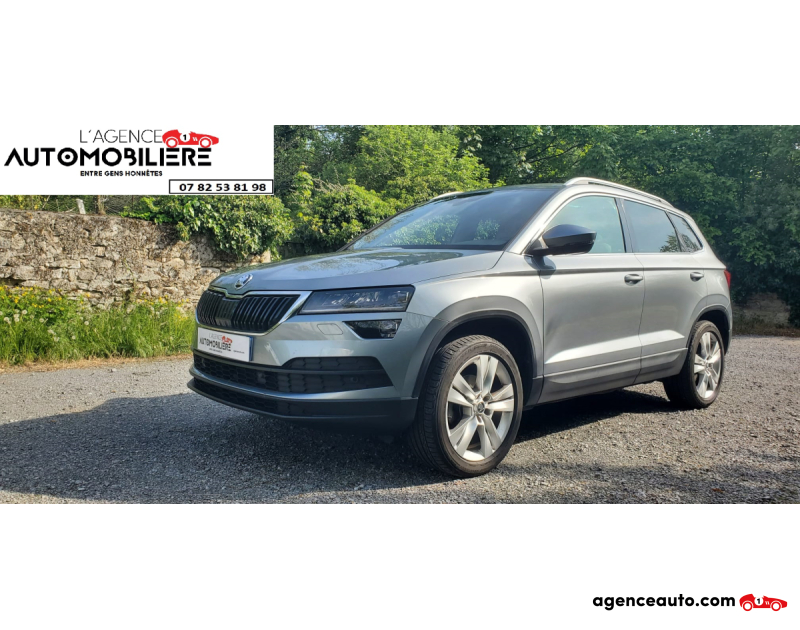 Achat voiture occasion, Auto occasion pas cher | Agence Auto Skoda Karoq 1.5 TSI 150 ACT Style DSG7 Argent Année 2019 Automatique Essence