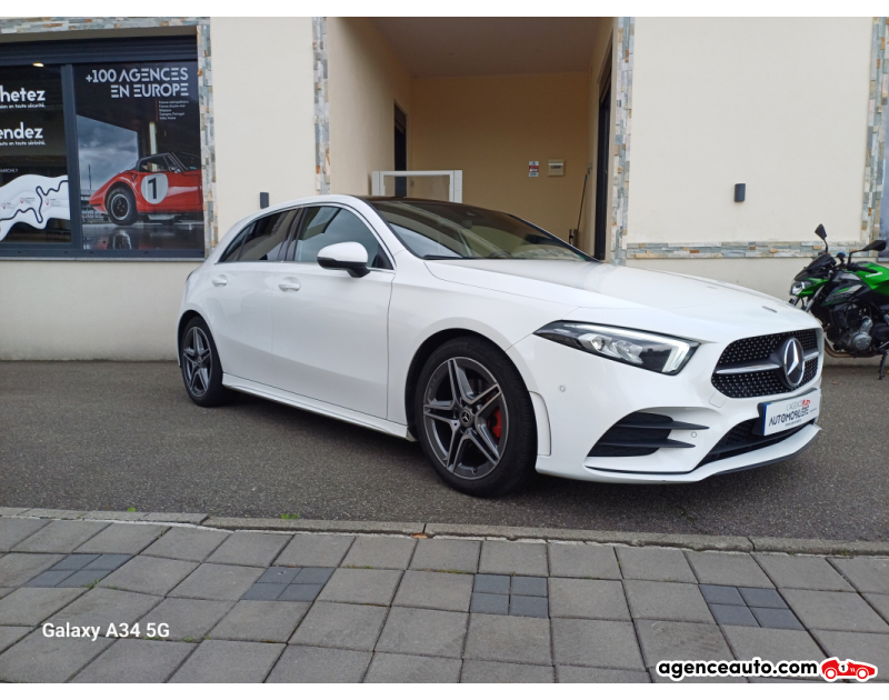 Aankoop Gebruikte Auto, Goedkope Gebruikte Auto | Agence Auto Mercedes Classe A 200 1.3 Ti 16V 7G-DCT 163 cv Boîte auto Hatchback Blanc Jaar 2022 Automatique Essence
