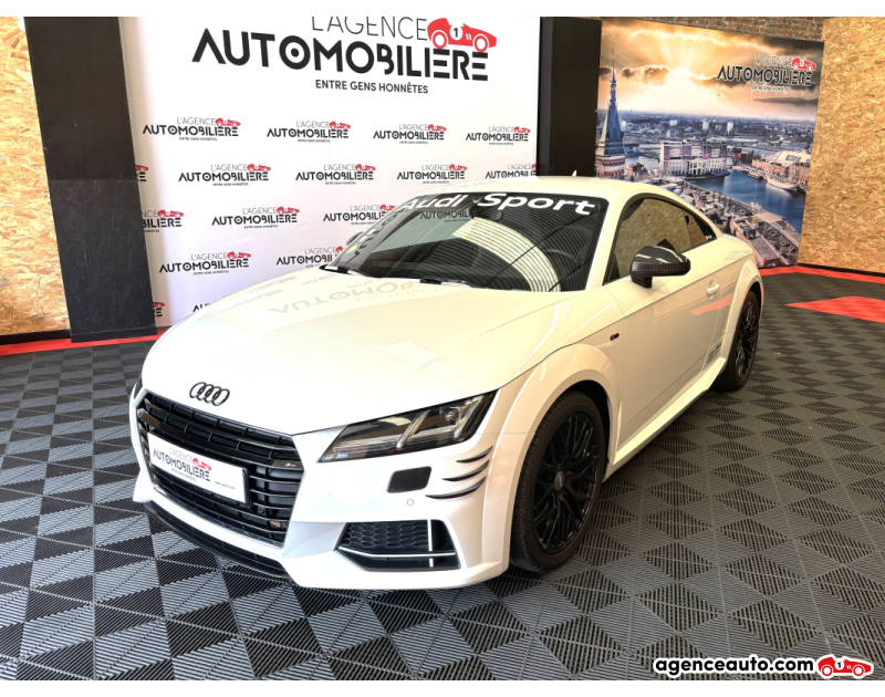 Achat voiture occasion, Auto occasion pas cher | Agence Auto Audi TT MK3 Coupé 2.0 TDI 184 Ch S line Extérieur Blanc Année 2016 Manuelle Diesel