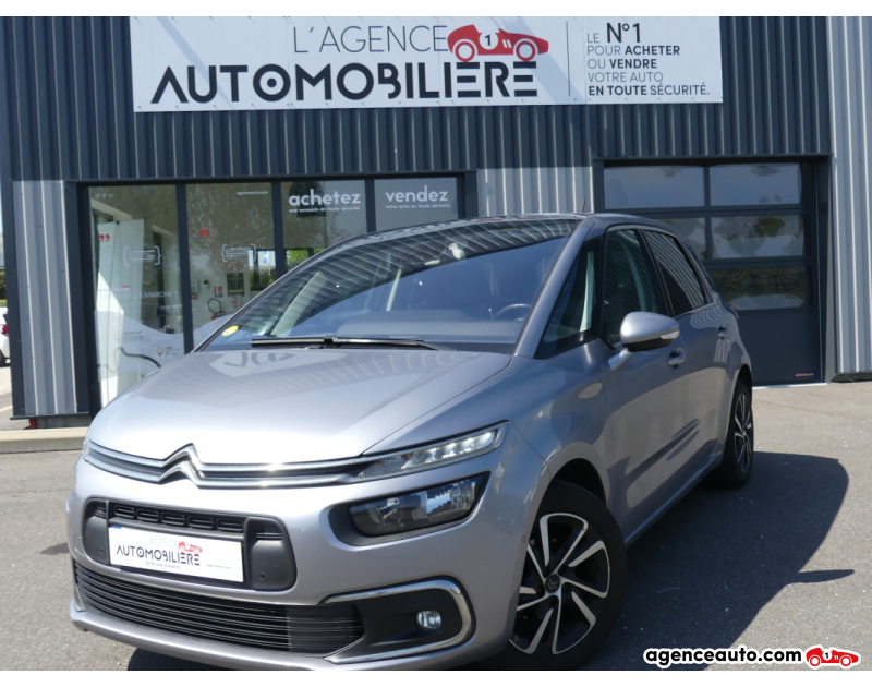 Aankoop Gebruikte Auto, Goedkope Gebruikte Auto | Agence Auto Citroen C4 Picasso FEEL 1.6 HDI 120 CV EAT6 Gris Jaar 2018 Automatique Diesel