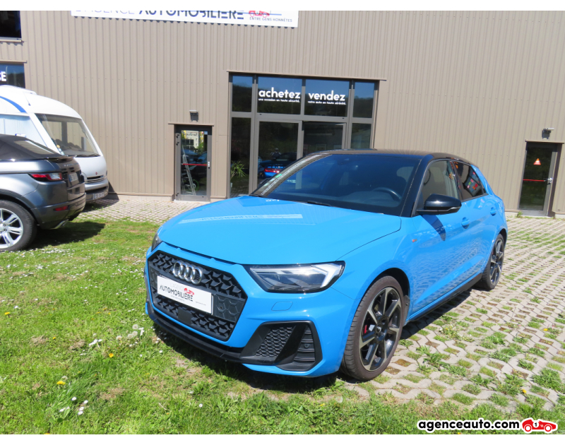 Achat voiture occasion, Auto occasion pas cher | Agence Auto Audi A1 30 TFSI S-Line 116Cv Bleu Année 2018 Automatique Essence