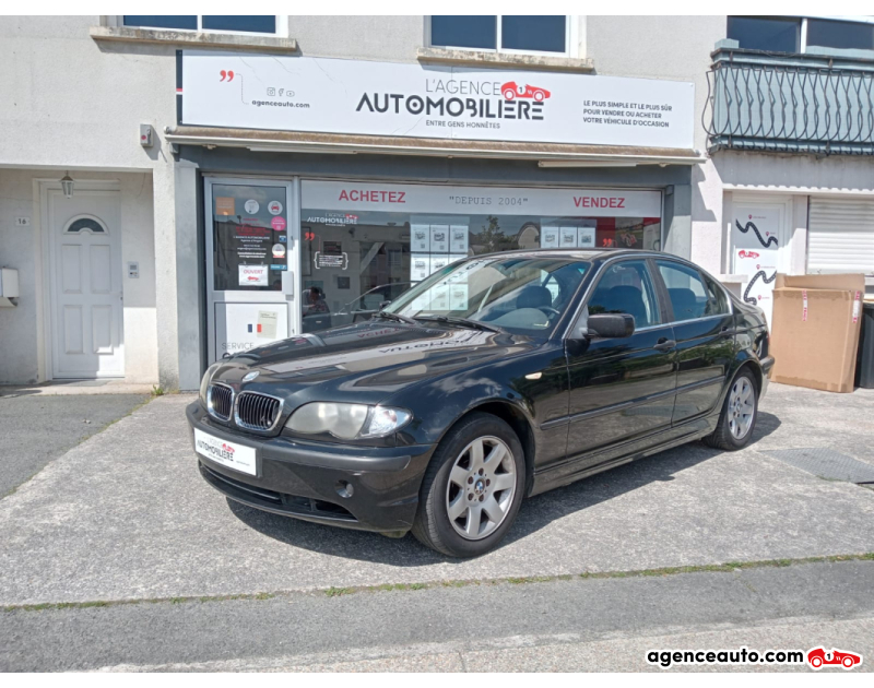 Achat voiture occasion, Auto occasion pas cher | Agence Auto Bmw Série 3 (E46) 320d 2.0 TD 150cv Pack Luxe - Boîte auto - 2ème main Noir Année 2003 Automatique Diesel