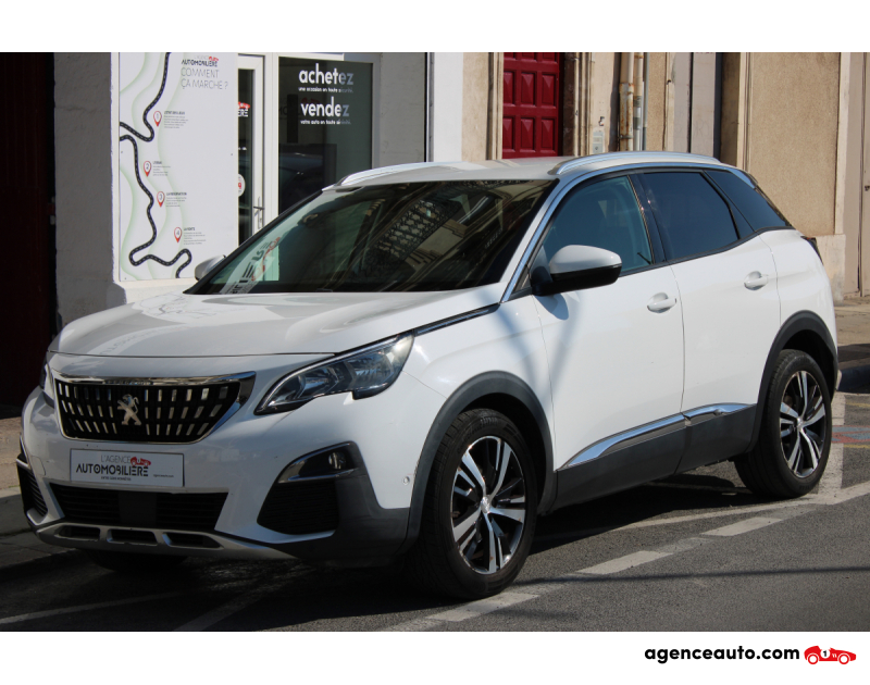 Compra de Carros Usados, Carros Usados Baratos | Auto Immo Peugeot 3008 GENERATION-II 1.6 BLUEHDI 120 ALLURE START-STOP ( 1ère main, Distribution changée, Carplay ... ) Blanc Ano 2017 Manuelle Diesel