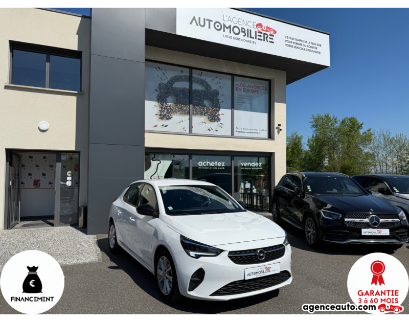 Gebrauchtwagenkauf, Günstige Gebrauchtwagen | Automobilienagentur Opel Corsa VI 1.2 TURBO 100 CV 5P BVM6 Elegance Business Blanc Jahr 2023 Manuelle Essence