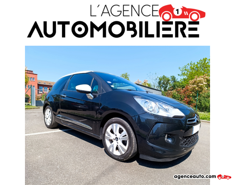 Aankoop Gebruikte Auto, Goedkope Gebruikte Auto | Agence Auto Citroen DS3 1.6 VTi AIRDREAM SO CHIC 120CH Noir Jaar 2010 Manuelle Essence