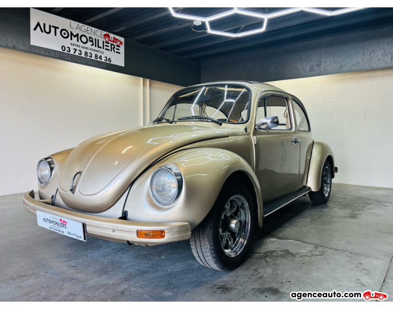 Aankoop Gebruikte Auto, Goedkope Gebruikte Auto | Agence Auto Volkswagen Coccinelle 1303 MOTEUR 1600 Champagne Jaar 1975 Manuelle Essence