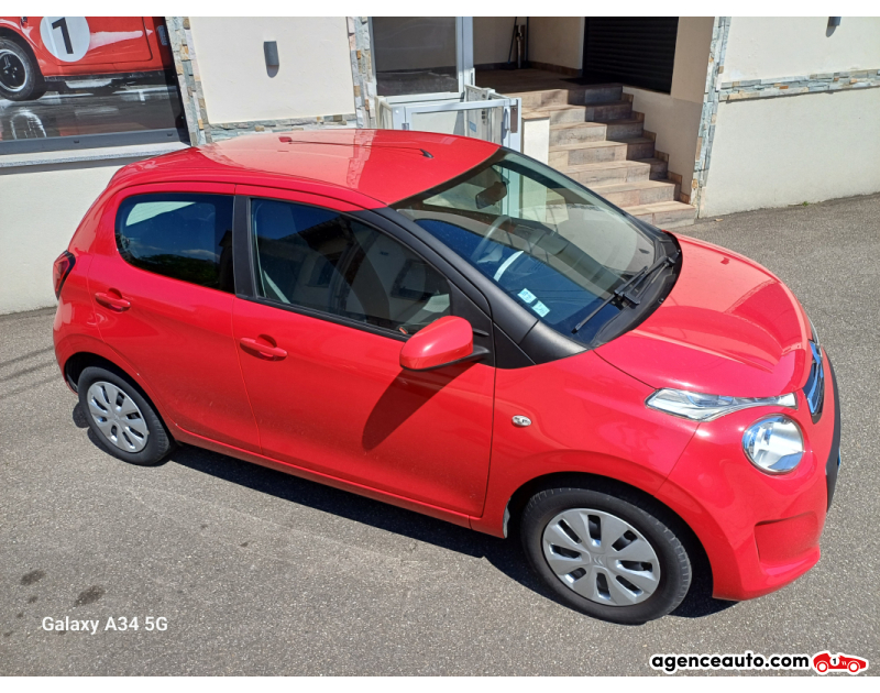 Gebrauchtwagenkauf, Günstige Gebrauchtwagen | Automobilienagentur Citroen C1 VTi 72 CV Feel Rouge Jahr 2018 Manuelle Essence