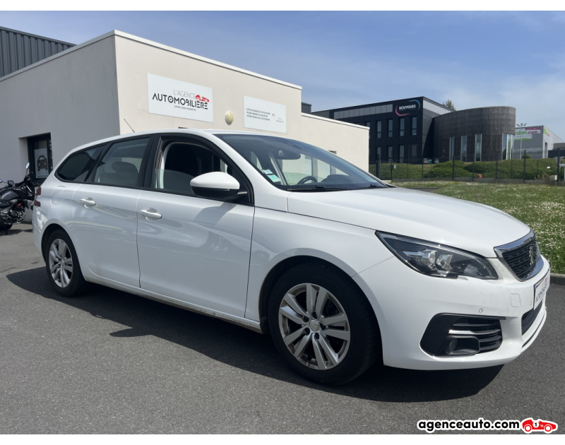 Achat voiture occasion, Auto occasion pas cher | Agence Auto Peugeot 308 SW (2) SW 1.6L BLUEHDI 120CH S&S ACTIVE BUSINESS EAT6 Blanc Année 2018 Automatique Diesel