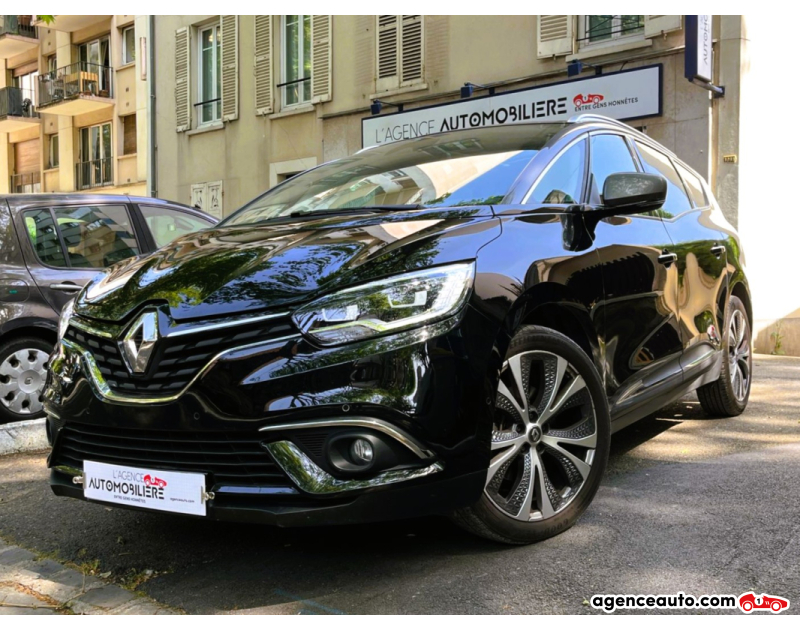Achat voiture occasion, Auto occasion pas cher | Agence Auto Renault Grand Scenic IV 1.2 TCE 130 ENERGY INTENS 5PL *TOIT PANORAMIQUE, BOSE, SUIVI RENAULT* Noir Année 2016 Manuelle Essence