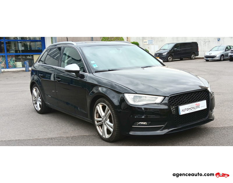 Gebrauchtwagenkauf, Günstige Gebrauchtwagen | Automobilienagentur Audi A3 Sportback  2.0 TDi  S&S 150Cv Noir Jahr 2013 Manuelle Diesel