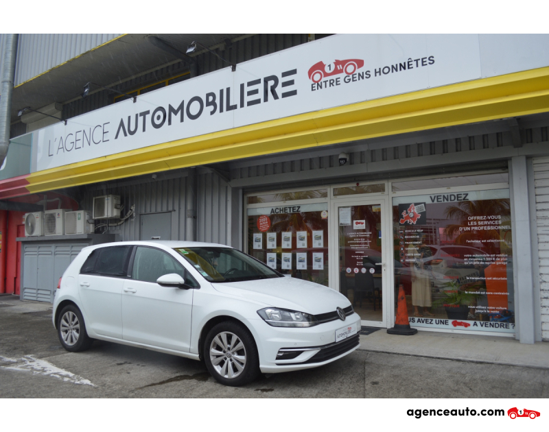 Gebrauchtwagenkauf, Günstige Gebrauchtwagen | Automobilienagentur Volkswagen Golf 1.0 TSI 110ch BlueMotion Technology Confortline Blanc Jahr 2017 Manuelle Essence