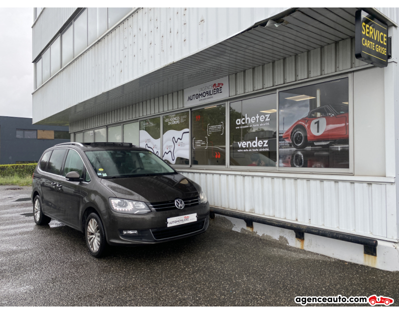 Compra de Coches Usados, Coches Usados Baratos %'|'% Agence Auto Volkswagen Sharan III 2.0 TDi 140 CV 16V BlueMotion DSG6 7 PLACES TOIT OUVRANT - GARANTIE 12 Mois Marron Año 2015 Automatique Diesel