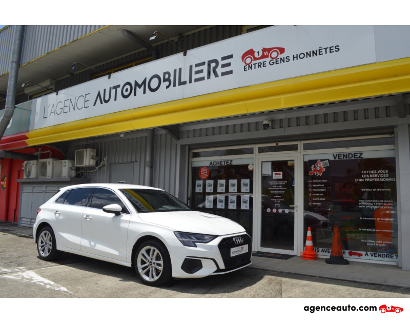 Aankoop Gebruikte Auto, Goedkope Gebruikte Auto | Agence Auto Audi A3 IV SPORTBACK 40 TFSIE 204 DESIGN S TRONIC 6 - Hybride Blanc Jaar 2024 Automatique Hybride