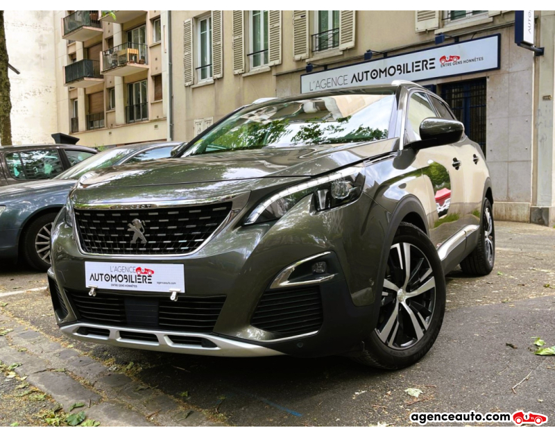 Achat voiture occasion, Auto occasion pas cher | Agence Auto Peugeot 3008 II 1.5 BLUEHDI 130 S&S ALLURE BUSINESS EAT8 *2EME MAIN, HAYON MAINS LIBRES, CAMERA* Vert Année 2019 Automatique Diesel