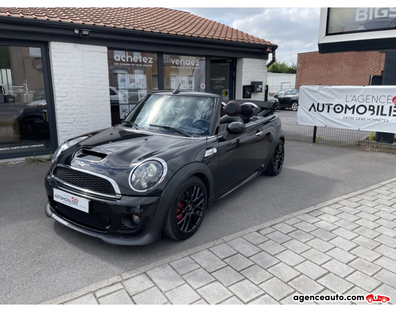 Achat voiture occasion, Auto occasion pas cher | Agence Auto Mini John Cooper Works II CABRIOLET 1.6 211 JCW Noir Année 2013 Automatique Essence