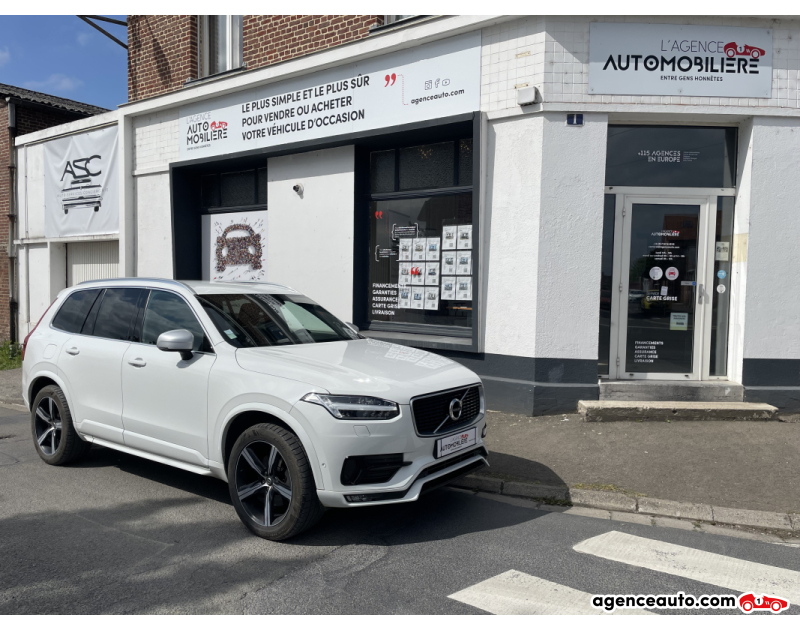 Achat voiture occasion, Auto occasion pas cher | Agence Auto Volvo XC90 D5 235 AWD R-DESIGN 7 PLACES GARANTIE 12 MOIS Blanc Année 2018 Automatique Diesel