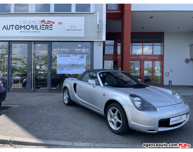 Achat voiture occasion, Auto occasion pas cher | Agence Auto Toyota MR2 Spyder 1.8 VVT-i 143cv 16V Roadster MR Argent Année 2001 Manuelle Essence