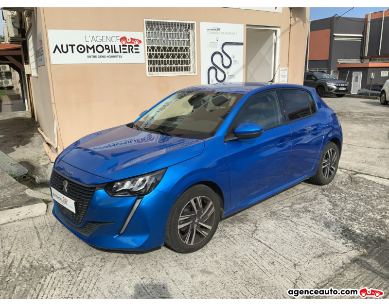 Compra de Carros Usados, Carros Usados Baratos | Auto Immo Peugeot 208 1.2 PURETECH 100 S&S ALLURE PACK BVM6 Bleu Ano 2022 Manuelle Essence