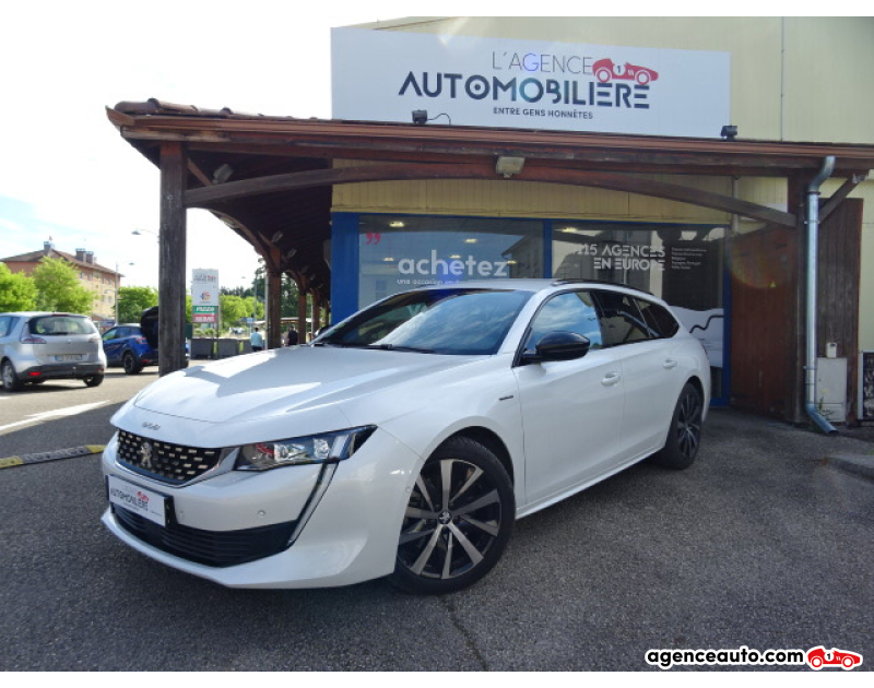 Aankoop Gebruikte Auto, Goedkope Gebruikte Auto | Agence Auto Peugeot 508 SW II SW 2.0 BLUEHDI 160 S&S GT LINE EAT8 Blanc Jaar 2021 Automatique Diesel
