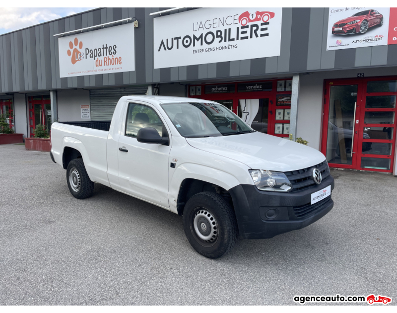 Aankoop Gebruikte Auto, Goedkope Gebruikte Auto | Agence Auto Volkswagen Amarok Simple Cabine 2.0 BiTDi 16V 4Motion 163 cv Blanc Jaar 2012 Manuelle Diesel