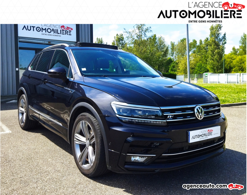 Compra de Carros Usados, Carros Usados Baratos | Auto Immo Volkswagen Tiguan 2.0 TDi 150 cv DSG7 R-LINE - TOIT OUVRANT PANORAMIQUE Noir Ano 2019 Automatique Diesel