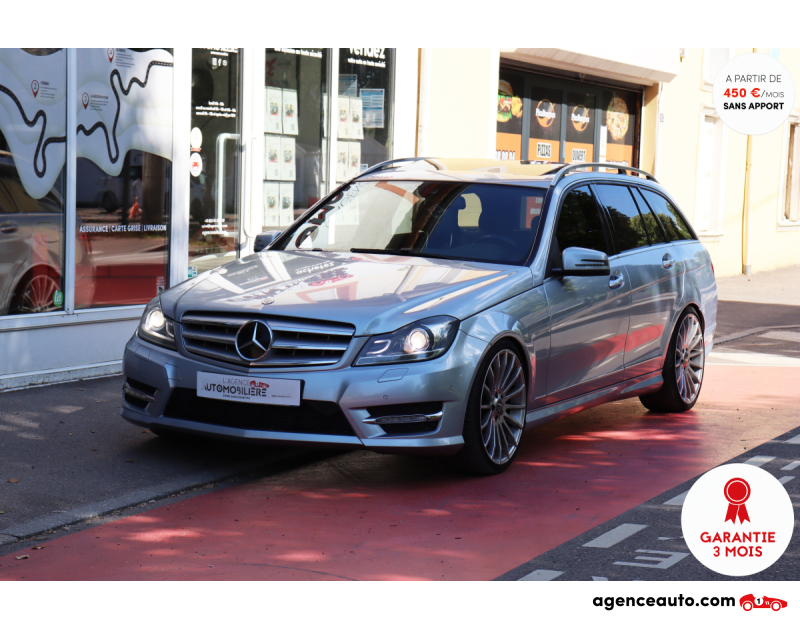 Achat voiture occasion, Auto occasion pas cher | Agence Auto Mercedes Classe C Break 250 d Avantgarde Pack AMG 7G Tronic+ (Suivi complet, Full option) Gris Année 2013 Automatique Diesel