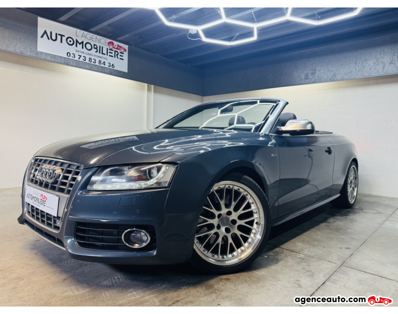 Gebrauchtwagenkauf, Günstige Gebrauchtwagen | Automobilienagentur Audi S5 Cabriolet 3.0 TFSI 24V Quattro S-Tronic 333 cv Gris Jahr 2009 Automatique Essence