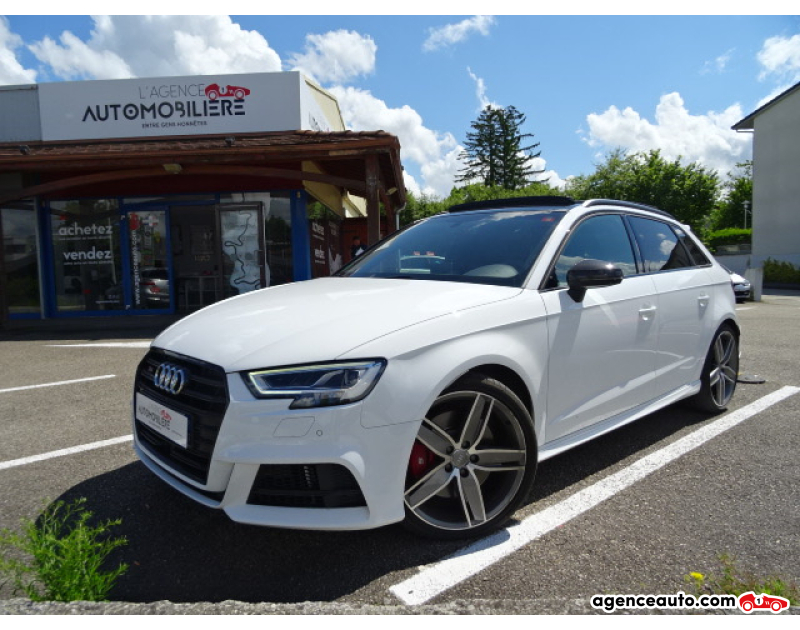Gebrauchtwagenkauf, Günstige Gebrauchtwagen | Automobilienagentur Audi S3 III (2) SPORTBACK 50 TFSI 300 QUATTRO S TRONIC 7 TOIT OUVRANT Blanc Jahr 2019 Automatique Essence