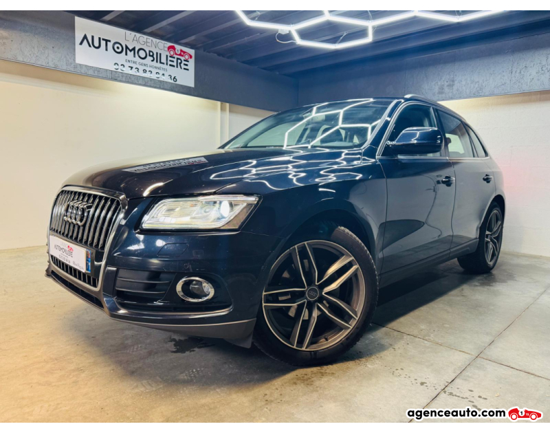 Achat voiture occasion, Auto occasion pas cher | Agence Auto Audi Q5 2.0 TDI 16V S-Tronic7 190 CV BVA Bleu Année 2016 Automatique Diesel