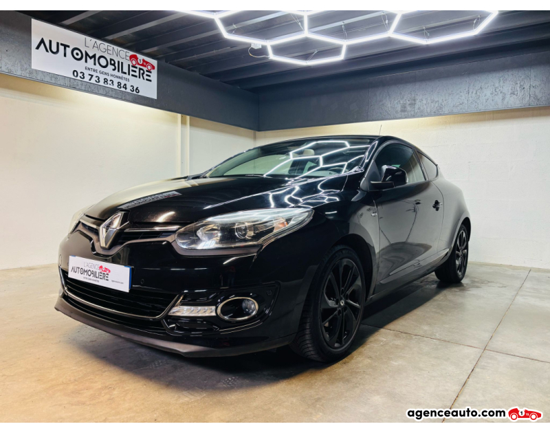 Achat voiture occasion, Auto occasion pas cher | Agence Auto Renault Megane coupe III COUPE 1.2 TCE 115CV BOSE EDITION Noir Année 2015 Manuelle Essence