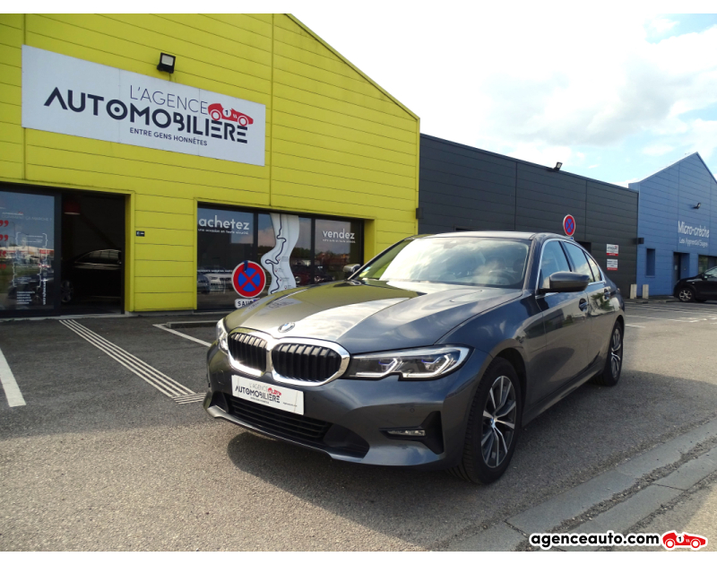 Achat voiture occasion, Auto occasion pas cher | Agence Auto Bmw Série 3 2.0 l 318 D 150 ch MHEV HYBRID BUSINESS DESIGN BVA Gris Année 2021 Automatique Hybride