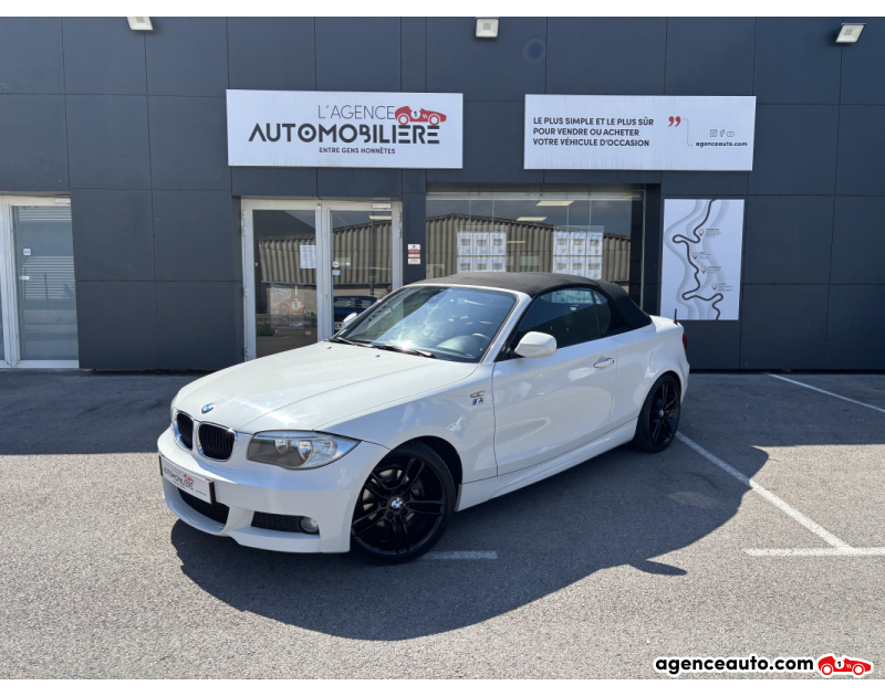 Achat voiture occasion, Auto occasion pas cher | Agence Auto Bmw Série 1 120d Cabriolet LCI 177cv BVM Pack M Blanc Année 2013 Manuelle Diesel