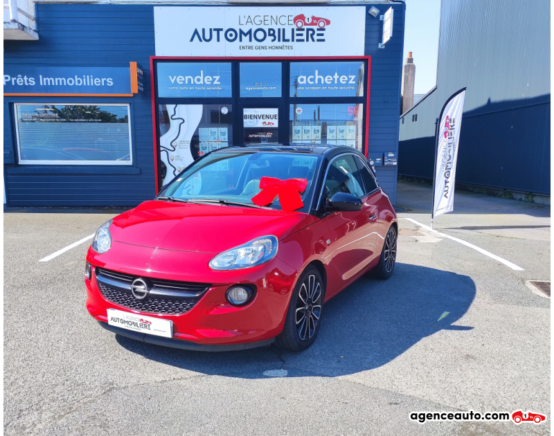 Gebrauchtwagenkauf, Günstige Gebrauchtwagen | Automobilienagentur Opel Adam 1.4 87 ch BVM5 GLAM CT Vierge (toit Pano) Rouge Jahr 2017 Manuelle Essence