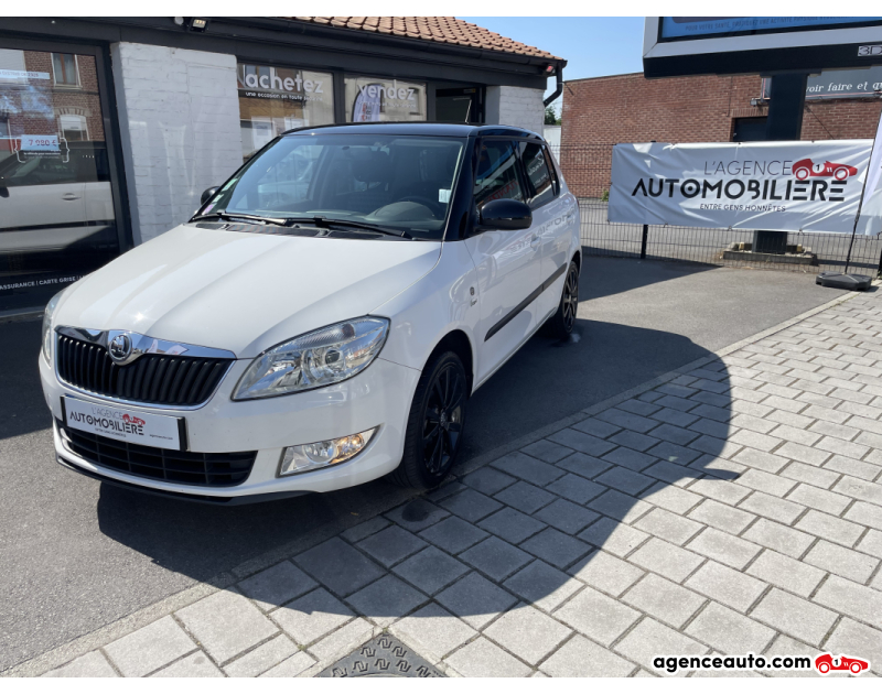 Compra de Coches Usados, Coches Usados Baratos %'|'% Agence Auto Skoda Fabia II (2) 1.2 12V 60 VISAGE Blanc Año 2013 Manuelle Essence