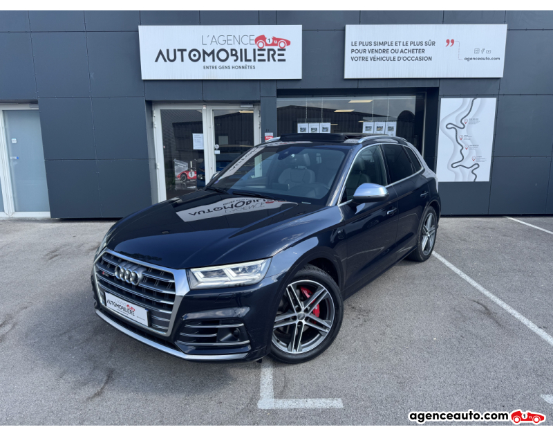 Achat voiture occasion, Auto occasion pas cher | Agence Auto Audi SQ5 V6 3.0 TFSI 354ch Quattro Cockpit ACC TO Bleu Année 2017 Automatique Essence
