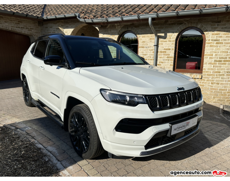 Acquisto Auto Usate, Auto Usate Economiche | Agenzia Automobiliare Jeep Compass 1,4 Blanc Anno 2023 Automatique Hybride rechargeable