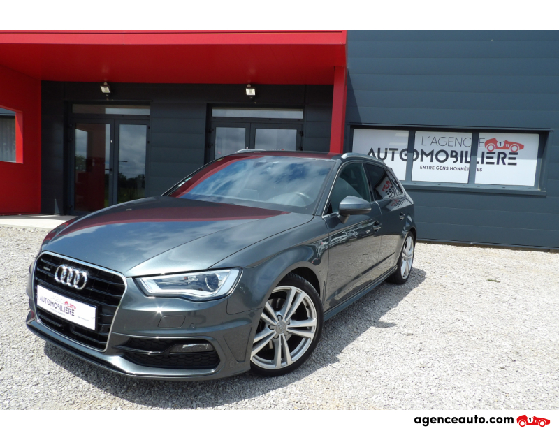 Achat voiture occasion, Auto occasion pas cher | Agence Auto Audi A3 A3 III SPORTBACK 2.0 TDI 184 S LINE QUATTRO S TRONIC 7 Gris Année 2014 Automatique Diesel